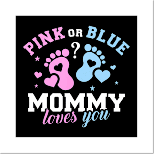 Gender reveal mommy mom Posters and Art